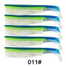 FTK black minnow jig head fishing lure soft pike lure 5g/12g/ 25g bass fishing shad soft bait boat code seabass bait for Zand