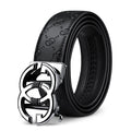 WILLIAMPOLO Genuine leather Belt Men Luxury Brand Designer fashion Top Quality Belts for Men Strap Male Metal Automatic Buckle