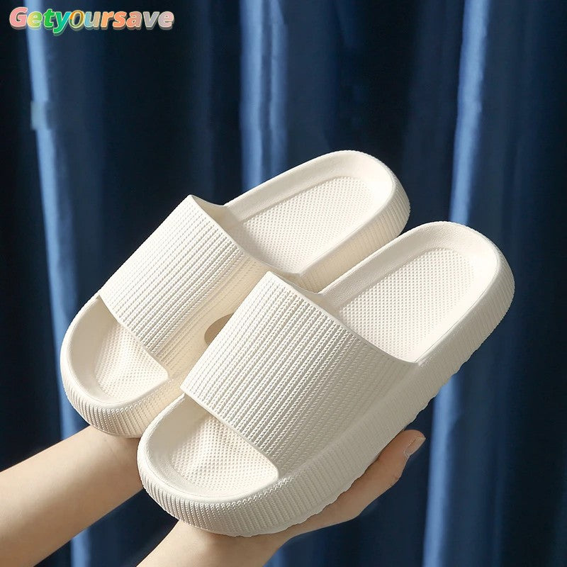 Getyoursave New Thicker Comfortable Slippers For MenAnd Women Home BathroomBath CoupleThick Bottom Sandals And Summer Wear