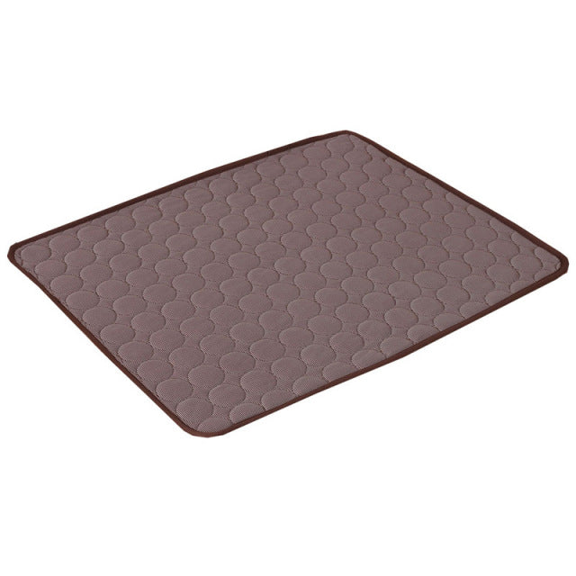 Dog Cooling Mat Washable Summer Cooling Pad Mat for Dogs Cat Breathable Pet Dog Bed Dogs Car Seat Cover Small Dog House
