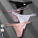 FINETOO 3PCS/Set M-XL Sexy G-string Panties Cotton Women's Underwear Girls Female Underpant Pantys Ladies Bikini Thong Lingerie