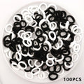 Kid Small Hair Bands Baby Girl Children Headbands Colorful Elastic Hair Tie Nylon Scrunchie Hair Rope 50/100pcs Hair Accessories