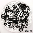 Kid Small Hair Bands Baby Girl Children Headbands Colorful Elastic Hair Tie Nylon Scrunchie Hair Rope 50/100pcs Hair Accessories