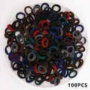 Kid Small Hair Bands Baby Girl Children Headbands Colorful Elastic Hair Tie Nylon Scrunchie Hair Rope 50/100pcs Hair Accessories