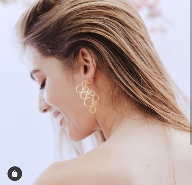 Tocona 15 Style Charming Big Flowers Drop Earrings for Women Butterfly Gold Metal Pearl Stone Leaf Geometric Jewelry Pendiente