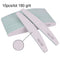 3/5/10Pcs Professional Nail File Sandpaper Strong Thick Nail Files Buffer For Manicure Sanding Half Moon Lime Nail Tools 100/180