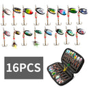 LUSHAZER fishing Metal spinner set 3g-7g Spoon Hard Bait Artificial Bait Metal Fishing Lure Bass sequins spinner for bass carp