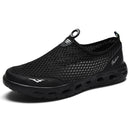 Summer Shoes Men Couple Casual Shoes Fashion Lightweight Breathable Walking Sneakers Slip-on Mens Mesh Flats Shoes Plus Size 48