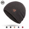New winter knit hats men's and women's outdoor warm thickening plus velvet loose winter caps Skullies brand winter ski male bone