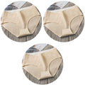 3Pcs Women's Underwear Cotton Seamless Stripes Panties Soild Color Skin- friendly Lingerie Woman Panty Low Waist M-XL Plus Size