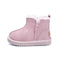 2021 New Winter Children Snow Boots Genuine Leather Wool Girls Boots Plush Boy Warm Shoes Fashion Kids Boots Baby Toddler Shoes