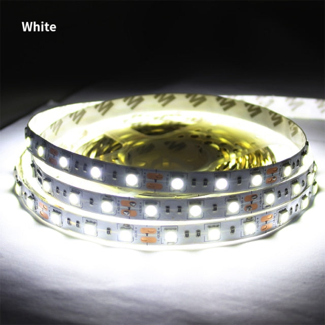 12V LED Lights 12V LED Strip RGB 2835 LED Light Tape RGB NO Waterproof 5M 12V  60LEDs RGB Strip Tape Flexible Diode TV Backlight