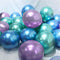 30pcs 12inch Mermaid Multicolor Chrome Latex Balloons Pearly Metal Globos Wedding Baby Birthday Party Decoration Mearmaid Theme