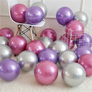 30pcs 12inch Mermaid Multicolor Chrome Latex Balloons Pearly Metal Globos Wedding Baby Birthday Party Decoration Mearmaid Theme