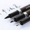 3 Pcs/Lot Calligraphy pen Japan Material Brush For Signature Chinese Words Learning Stationery School Supplies papelaria