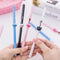 0.5mm Cute Kawaii Yellow doll head Gel Pen Signature Pens Escolar Papelaria For Office School Writing Supplies Stationery Gift