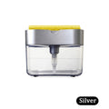 Soap Dispenser Pump with Sponge Manual Press Cleaning Liquid  Container Manual Press Soap Organizer Kitchen Tool