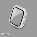 Glass+Cases For Apple Watch Series SE 654321 44mm 40mm Smart iWatch 42mm 38mm 360 Full Bumper Screen Protector+Cover Accessories