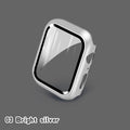 Glass+Cases For Apple Watch Series SE 654321 44mm 40mm Smart iWatch 42mm 38mm 360 Full Bumper Screen Protector+Cover Accessories