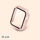 Glass+Cases For Apple Watch Series SE 654321 44mm 40mm Smart iWatch 42mm 38mm 360 Full Bumper Screen Protector+Cover Accessories