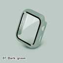 Glass+Cases For Apple Watch Series SE 654321 44mm 40mm Smart iWatch 42mm 38mm 360 Full Bumper Screen Protector+Cover Accessories