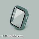 Glass+Cases For Apple Watch Series SE 654321 44mm 40mm Smart iWatch 42mm 38mm 360 Full Bumper Screen Protector+Cover Accessories