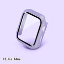 Glass+Cases For Apple Watch Series SE 654321 44mm 40mm Smart iWatch 42mm 38mm 360 Full Bumper Screen Protector+Cover Accessories