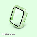 Glass+Cases For Apple Watch Series SE 654321 44mm 40mm Smart iWatch 42mm 38mm 360 Full Bumper Screen Protector+Cover Accessories