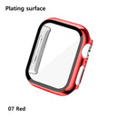 Glass+Cases For Apple Watch Series SE 654321 44mm 40mm Smart iWatch 42mm 38mm 360 Full Bumper Screen Protector+Cover Accessories