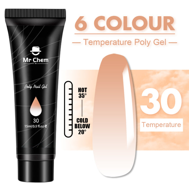 Mr Chem Poly Nail Gel For Nails Extension Finger nail art Manicure Acryl gel Varnish hybrid 15ML Poly UV Gel Polish Extension