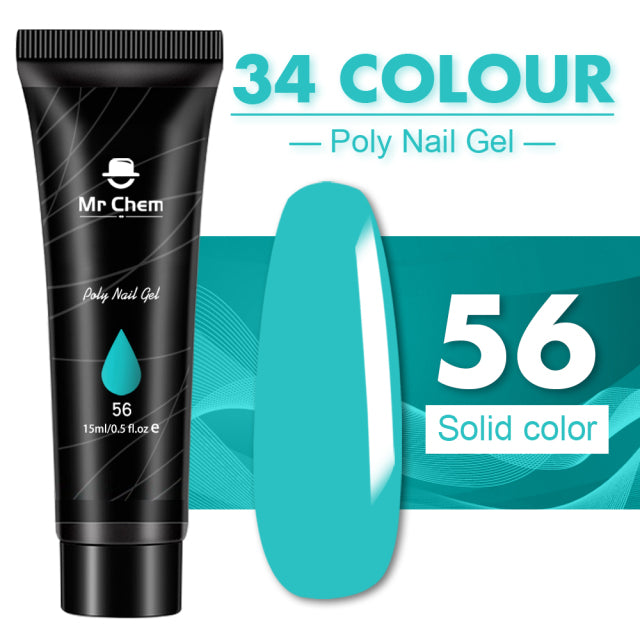 Mr Chem Poly Nail Gel For Nails Extension Finger nail art Manicure Acryl gel Varnish hybrid 15ML Poly UV Gel Polish Extension