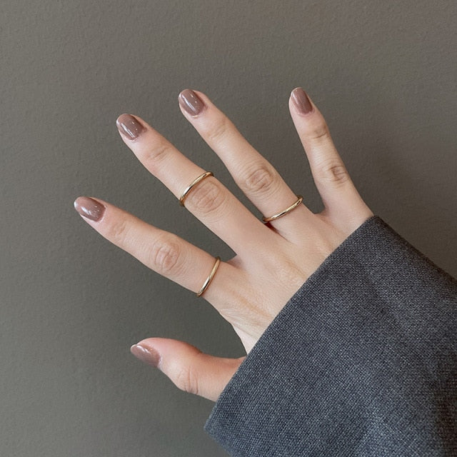 Bohemian Geometric Rings Sets Crystal Star Moon Flower Butterfly Constellation Knuckle Finger Ring Set For Women Fashion Jewelry