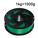 3D Printing Filament TPU Flexible Filaments TPU filament Plastic for 3D Printer 1.75mm Printing Materials white Black etc Colors