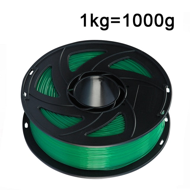 3D Printing Filament TPU Flexible Filaments TPU filament Plastic for 3D Printer 1.75mm Printing Materials white Black etc Colors