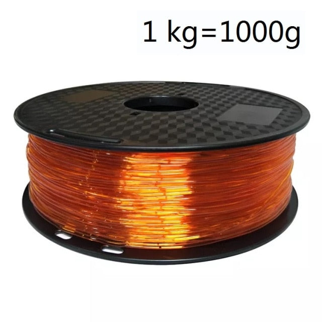3D Printing Filament TPU Flexible Filaments TPU filament Plastic for 3D Printer 1.75mm Printing Materials white Black etc Colors