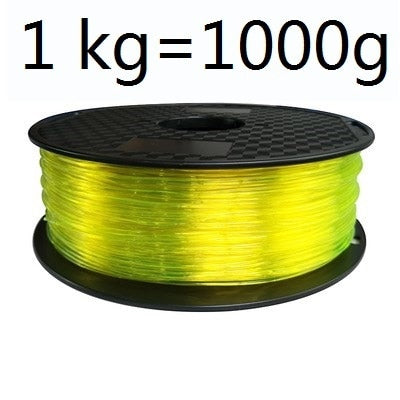 3D Printing Filament TPU Flexible Filaments TPU filament Plastic for 3D Printer 1.75mm Printing Materials white Black etc Colors