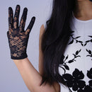 Elegant Women Ultra-Thin Long Summer Driving Cycling Sexy Black Sunscreen Gloves Female Anti-UV Elasticity Lace Mesh Gloves H98