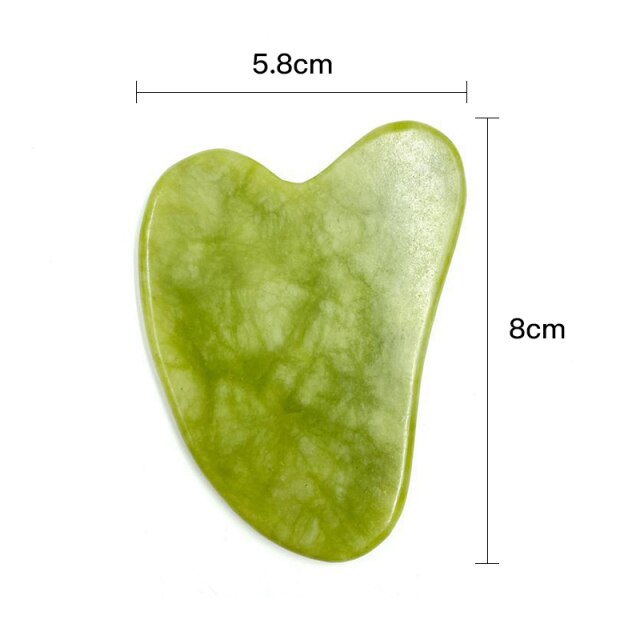 Natural Jade Face Massager Gua Sha Scraper Board Facial Guasha Meridian Muscle Relaxation Skin Lifting Face Thin Gouache Scraper