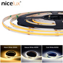 Flexible COB LED Strip Light 12V 24V 8mm 480 Chips/M  High Density Tape Ribbon RA80 2700 3000K 4000K 6000K Linear Dimmable FOB