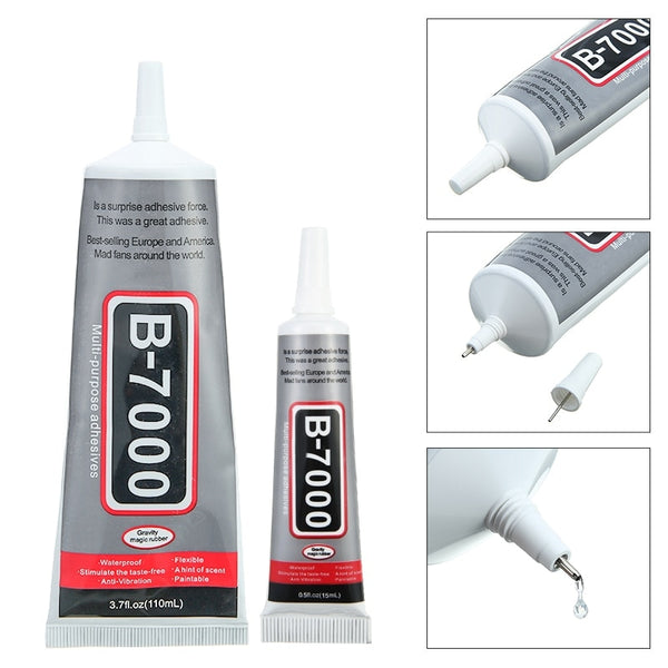 1Pcs 15/25/50/110ml B-7000 Glue Adhesive Epoxy Resin Repair Cell Phone Touch Screen Liquid Glue Jewelry Craft Adhesive Glue