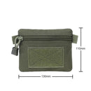 Outdoor EDC Molle Pouch Wallet Waterproof Portable Travel Zipper Waist Bag for Camping Hiking Hunting Military EDC Pouch
