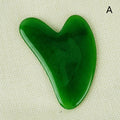 1pc Heart Shape SPA Massage Beeswax Gua sha Scraping Massage Scraper Face Massager Acupuncture Guasha Board Massager for face