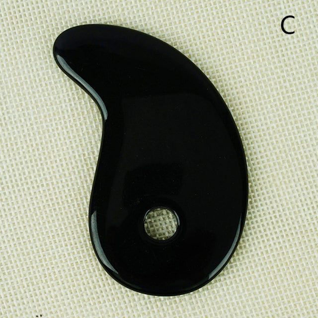 1pc Heart Shape SPA Massage Beeswax Gua sha Scraping Massage Scraper Face Massager Acupuncture Guasha Board Massager for face