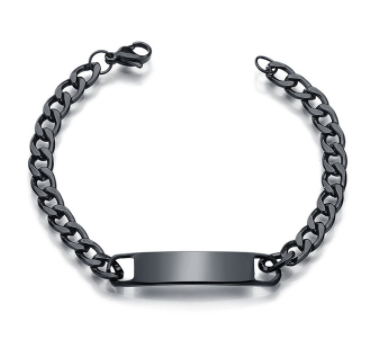 Custom Personalized Engraving Name Letter Bracelet Stainless Steel  Name Bracelet For Men Women Letters Fashion Jewelry Gift