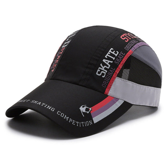 New Summer Quick Drying Thin Breathable Baseball Cap Men Women Sport Outdoor Hiking Mountaineering Cycling Fishing Hat Bone A143