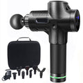 7 Heads Massage Gun LCD Display Fascia Gun Sport Therapy Deep Muscle Pain Exercising Relaxation Massager