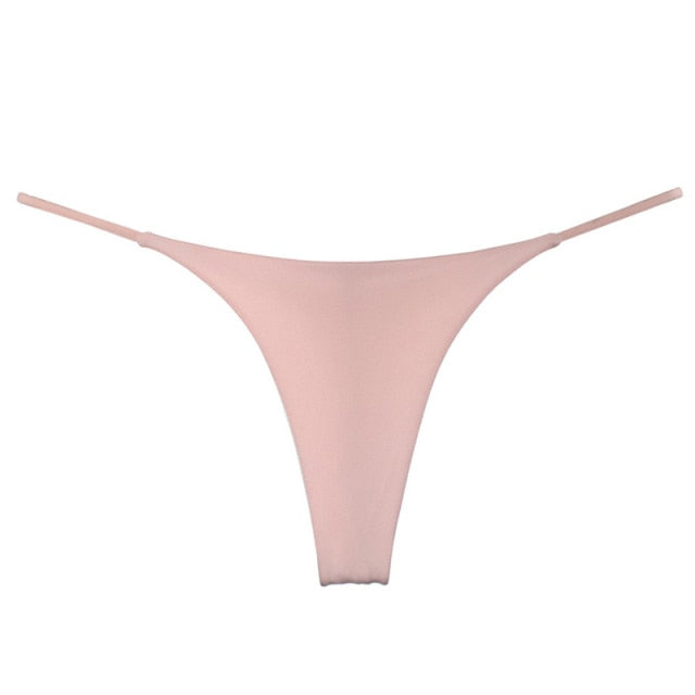 CINOON Hot Sexy Underwear Women Briefs Sexy Low-Waist Thong G string Solid Ladies Panties Fashion Lingerie Breathable Underpants