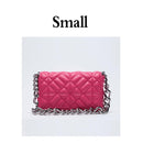 Branded Women's Shoulder Bags 2020 Thick Chain Quilted Shoulder Purses And Handbag Women Clutch Bags Ladies Hand Bag