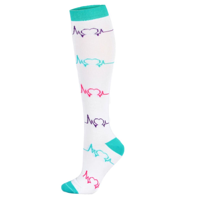 58 Styles Quality Unisex Compression Stockings Cycling Socks Fit Medical Edema, Diabetes, Varicose Veins, Running Marathon Socks