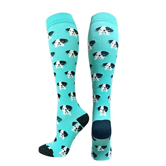 58 Styles Quality Unisex Compression Stockings Cycling Socks Fit Medical Edema, Diabetes, Varicose Veins, Running Marathon Socks